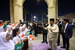 Prabowo disambut dentuman meriam salvo di Jeddah