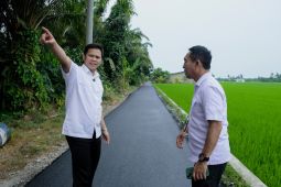 Wabup Adlin Tambunan tinjau jalan Dolok Masihul dan Tebingtinggi