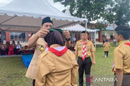 Ditjenpas Sultra dan warga binaan kemah bersama wujudkan pembinaan harmonis