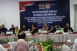 Komisi XIII DPR uji publik RUU Perlindungan Saksi Korban di Bangka Belitung