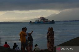 Tim SAR hadapi gelombang tinggi cari penumpang KMP Tunu  di Selat Bali