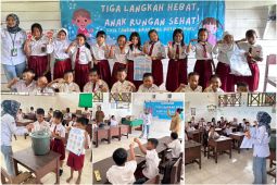 PT SLK gelar Mini Germas, ajak 150 siswa terapkan 3 langkah sehat