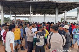 Polres Bangka Selatan kerahkan 45 personel amankan audiensi masyarakat dengan PT SNS