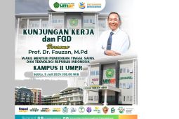 Wakil Menteri Pendidikan Tinggi, Sains, dan Teknologi Kunker ke Kampus II UMPR