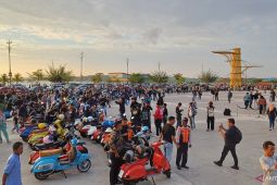 Tiga negara ikuti Sunset Scooter Parade 2025 Koarmada I Tanjungpinang
