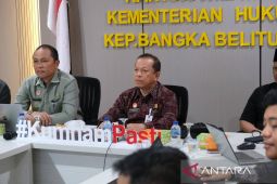 Kanwil Kemenkum Babel fasilitasi harmonisasi 109 produk hukum daerah pada Semester I 2025