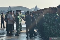 Menhan, Panglima TNI, dan Kapolri lepas kontingen untuk Hari Bastille
