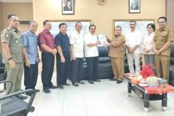 Dinas PUPR Kalteng terima dokumen rencana pembangunan Gereja Maranathe GKE