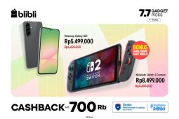 Blibli Double Day 7.7: belanja gadget sekolah dan kuliah, gratis perlindungan lengkap