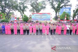 Kapolda Jambi pimpin acara kenaikkan pangkat 226 personil Polri