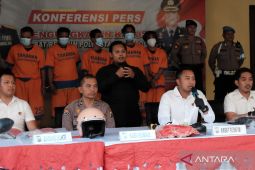 Polresta Sidoarjo amankan lima pelaku komplotan pencuri motor