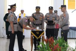 Polda Babel sertijab sejumlah pejabat, Dirlantas hingga Kapolresta Pangkalpinang resmi berganti