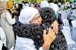 Jamaah haji Simalungun tiba di Bumi Habonaron Do Bona