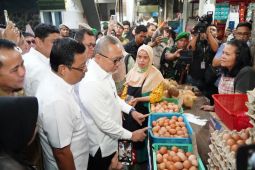 Harga pangan Selasa ini, cabai rawit Rp66.279/kg dan bawang merah Rp42.628/kg