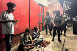 Polisi di Labuan Bajo bagikan masker antisipasi dampak abu vulkanik