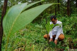 Pelestarian kawasan hutan TNBTS dalam rangka hari Bhayangkara