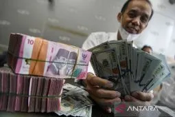 Kurs rupiah hari ini Jumat pagi melemah jadi Rp16.228 per dolar AS