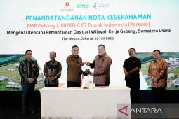 Pupuk Indonesia menandatangani dua MoU guna percepat transisi energi