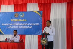 Lapas Singkawang melaksanakan program rehabilitasi 125 WBP narkotika