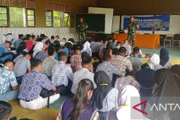 Danramil Katingan tingkatkan disiplin siswa SMK lewat pelatihan PBB