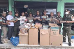 Bea Cukai Aceh sita 96.360 batang rokok ilegal dari operasi pasar