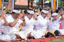 Bupati-Wabup Badung hadiri Puncak Karya Tawur Balik Sumpah Utama