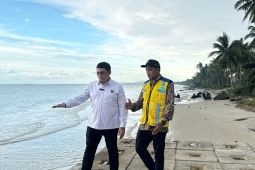 Pemerintah perjuangkan bangun pengaman pantai Matang Danau