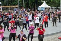 Olahraga, kuliner dan hiburan di Hari Tanpa Kendaraan di Kota Pematangsiantar