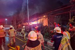Kebakaran melanda rumah di Jakarta Utara