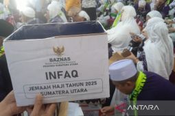 Baznas Sumut terima infak Rp166 juta lebih  dari jamaah haji 2025