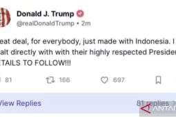 Donald Trump umumkan telah tercapai kesepakatan besar dengan Prabowo