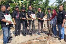 Forwakum Serdang Bedagai bantu tali asih dan sembako ke korban angin puting beliung