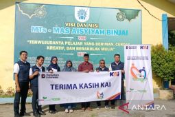 KAI Divre I Sumut salurkan bantuan TJSL senilai  Rp267 Juta