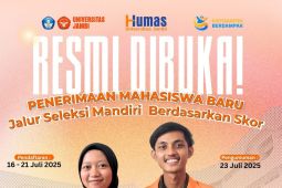 Universitas Jambi buka pendaftaran mahasiswa baru jalur mandiri