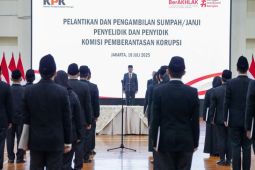 KPK lantik 40 penyelidik dan penyidik baru