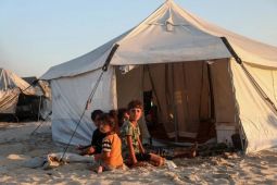 Potret Timur Tengah: Anak-anak Gaza tumbuh besar di tenda pengungsian