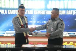 Kemenkum Banten sambut Pagar Butar-Butar sebagai Kepala Kantor Wilayah