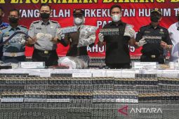Pemusnahan barang bukti berkekuatan hukum tetap di Kota Cilegon