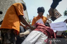 Rekonstruksi kasus pembunuhan wanita terborgol di Tangerang