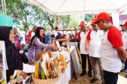 Ribuan warga Pulau Kundur padati Bazar UMKM HUT PT Timah