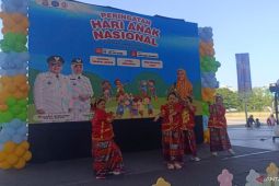 Anak down syndrom tampil memukau pada peringatan HAN di Makassar