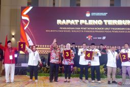 KPU Pangkalpinang tetapkan nomor urut peserta Pilkada ulang 2025