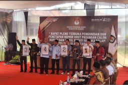 KPU Bangka tetapkan nomor urut peserta paslon Pilkada ulang 2025