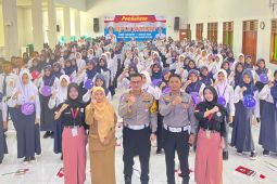 Polres Magetan sosialisasikan keselamatan berlalu lintas untuk siswa
