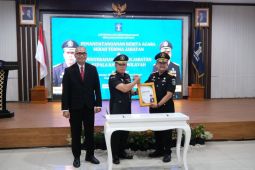 Serah terima jabatan dan kenal pamit, Johan Manurung resmi jabat Kakanwil Kemenkum Babel