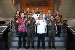 Gubernur bersama bupati se-Babel kunjungi institusi penegak hukum
