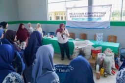 Ubah sampah jadi manfaat, PT Timah gelar pelatihan komposting di Sungailiat