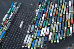 Upaya mengurai kemacetan kendaraan di Pelabuhan Ketapang