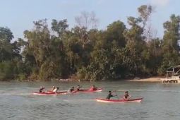 Lestarikan budaya pesisir, PT Timah dukung lomba dayung masyarakat Bangka