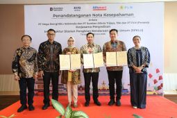 PLN-MEBI-Alfamart kolaborasi kembangkan infrastruktur SPKLU di lokasi strategis se-Indonesia